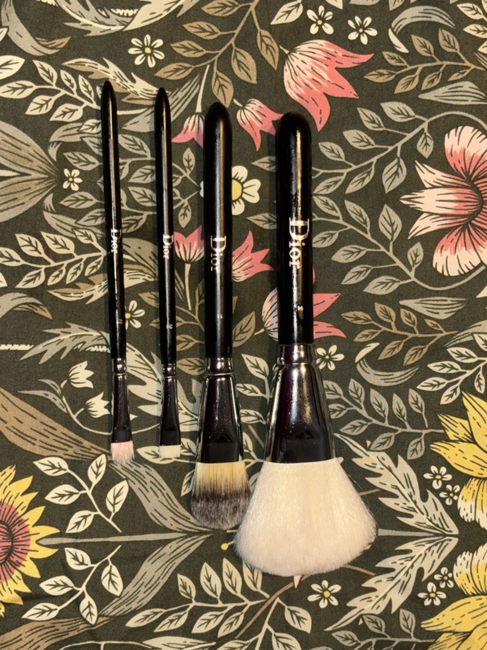 Dior makeup brush set